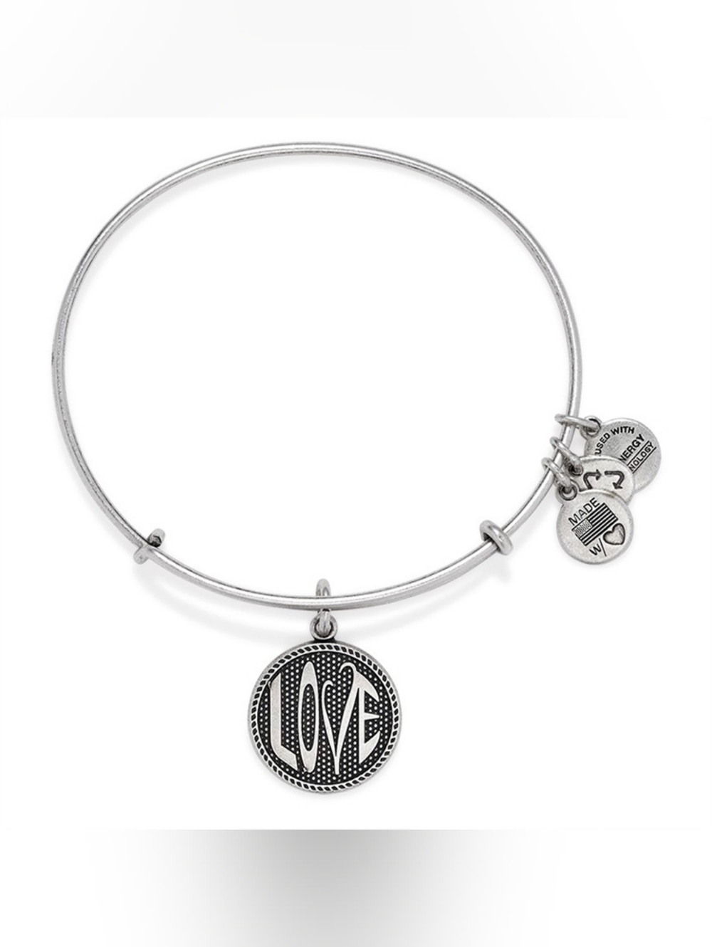 Alex & Ani Love Bangle Bracelet EUC